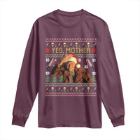 Ed Gein Christmas Long Sleeve Shirt Funny Yes Mother Xmas Serial Killer - Wonder Print Shop