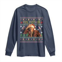 Ed Gein Christmas Long Sleeve Shirt Funny Yes Mother Xmas Serial Killer - Wonder Print Shop