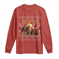 Ed Gein Christmas Long Sleeve Shirt Funny Yes Mother Xmas Serial Killer - Wonder Print Shop