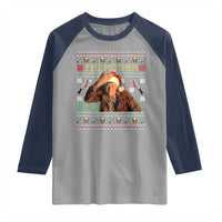 Ed Gein Christmas Raglan Shirt Funny Yes Mother Xmas Serial Killer - Wonder Print Shop