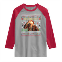Ed Gein Christmas Raglan Shirt Funny Yes Mother Xmas Serial Killer - Wonder Print Shop