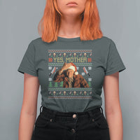 Ed Gein Christmas T Shirt For Women Funny Yes Mother Xmas Serial Killer - Wonder Print Shop
