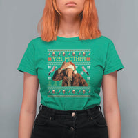 Ed Gein Christmas T Shirt For Women Funny Yes Mother Xmas Serial Killer - Wonder Print Shop