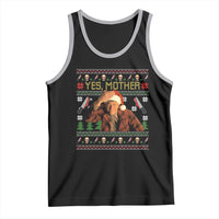 Ed Gein Christmas Tank Top Funny Yes Mother Xmas Serial Killer - Wonder Print Shop