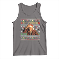 Ed Gein Christmas Tank Top Funny Yes Mother Xmas Serial Killer - Wonder Print Shop