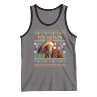 Ed Gein Christmas Tank Top Funny Yes Mother Xmas Serial Killer - Wonder Print Shop