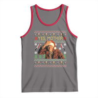 Ed Gein Christmas Tank Top Funny Yes Mother Xmas Serial Killer - Wonder Print Shop