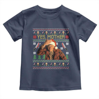 Ed Gein Christmas Toddler T Shirt Funny Yes Mother Xmas Serial Killer - Wonder Print Shop