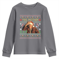 Ed Gein Christmas Youth Sweatshirt Funny Yes Mother Xmas Serial Killer - Wonder Print Shop