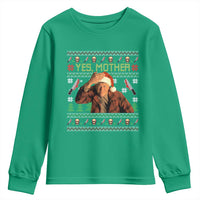 Ed Gein Christmas Youth Sweatshirt Funny Yes Mother Xmas Serial Killer - Wonder Print Shop
