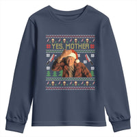 Ed Gein Christmas Youth Sweatshirt Funny Yes Mother Xmas Serial Killer - Wonder Print Shop