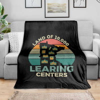 Funny Land Of 10000 Learing Center Throw Blanket Anti Scam Awareness - Wonder Print Shop