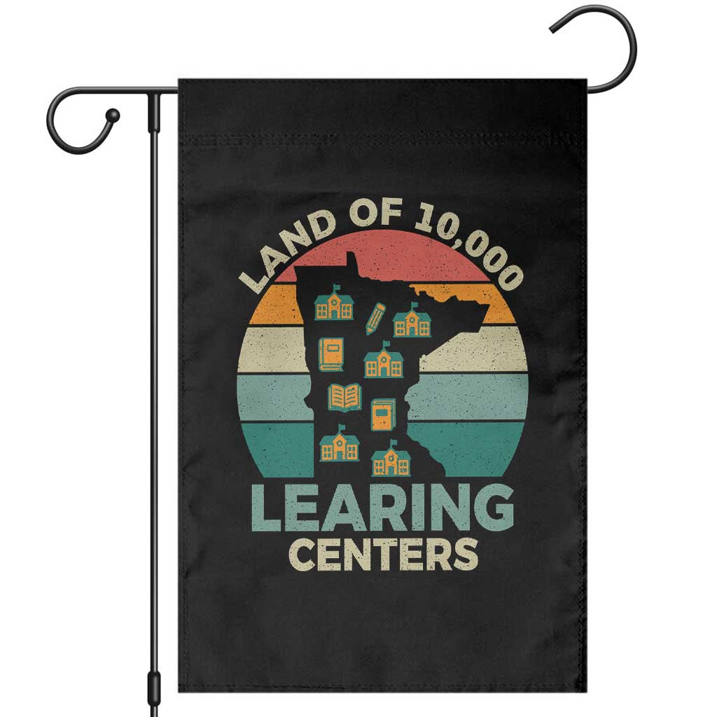 Funny Land Of 10000 Learing Center Garden Flag Anti Scam Awareness - Wonder Print Shop