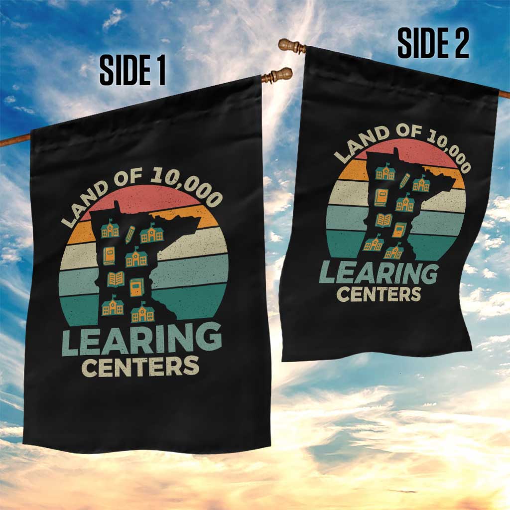 Funny Land Of 10000 Learing Center Garden Flag Anti Scam Awareness - Wonder Print Shop