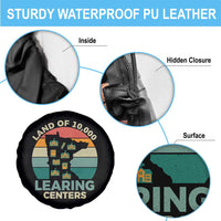 Funny Land Of 10000 Learing Center Spare Tire Cover Anti Scam Awareness - Wonder Print Shop