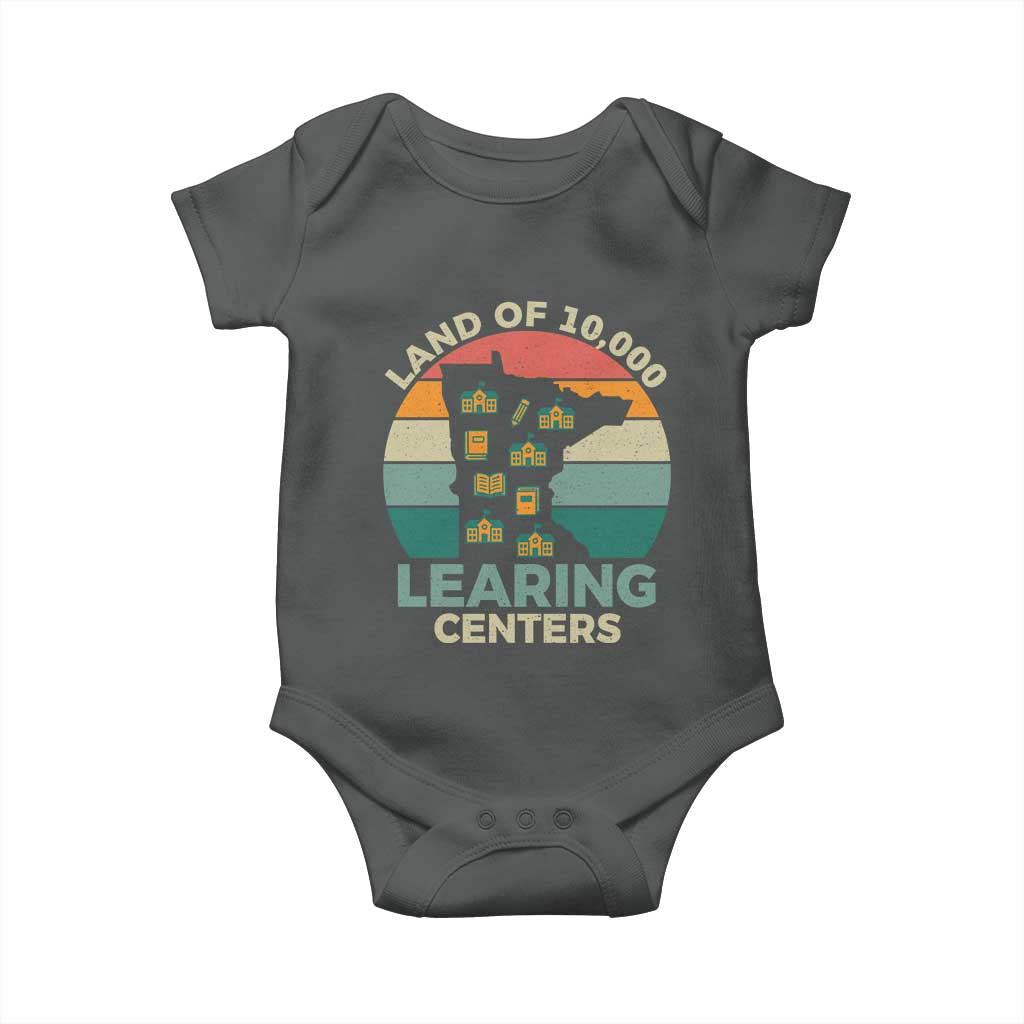 Funny Land Of 10000 Learing Center Baby Onesie Anti Scam Awareness - Wonder Print Shop