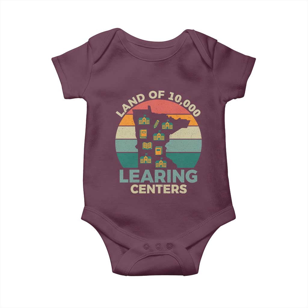 Funny Land Of 10000 Learing Center Baby Onesie Anti Scam Awareness - Wonder Print Shop