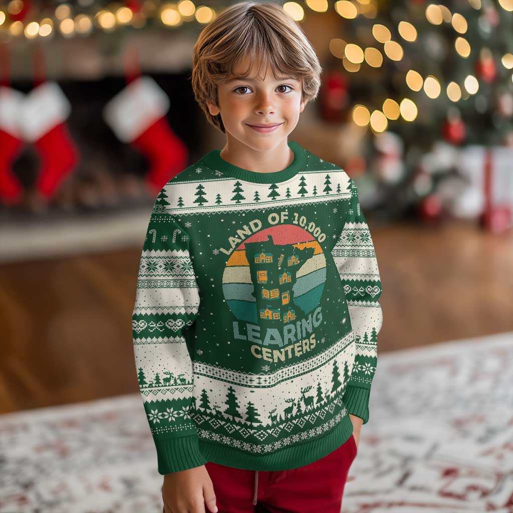 Funny Land Of 10000 Learing Center Ugly Christmas Sweater Anti Scam Awareness - Wonder Print Shop