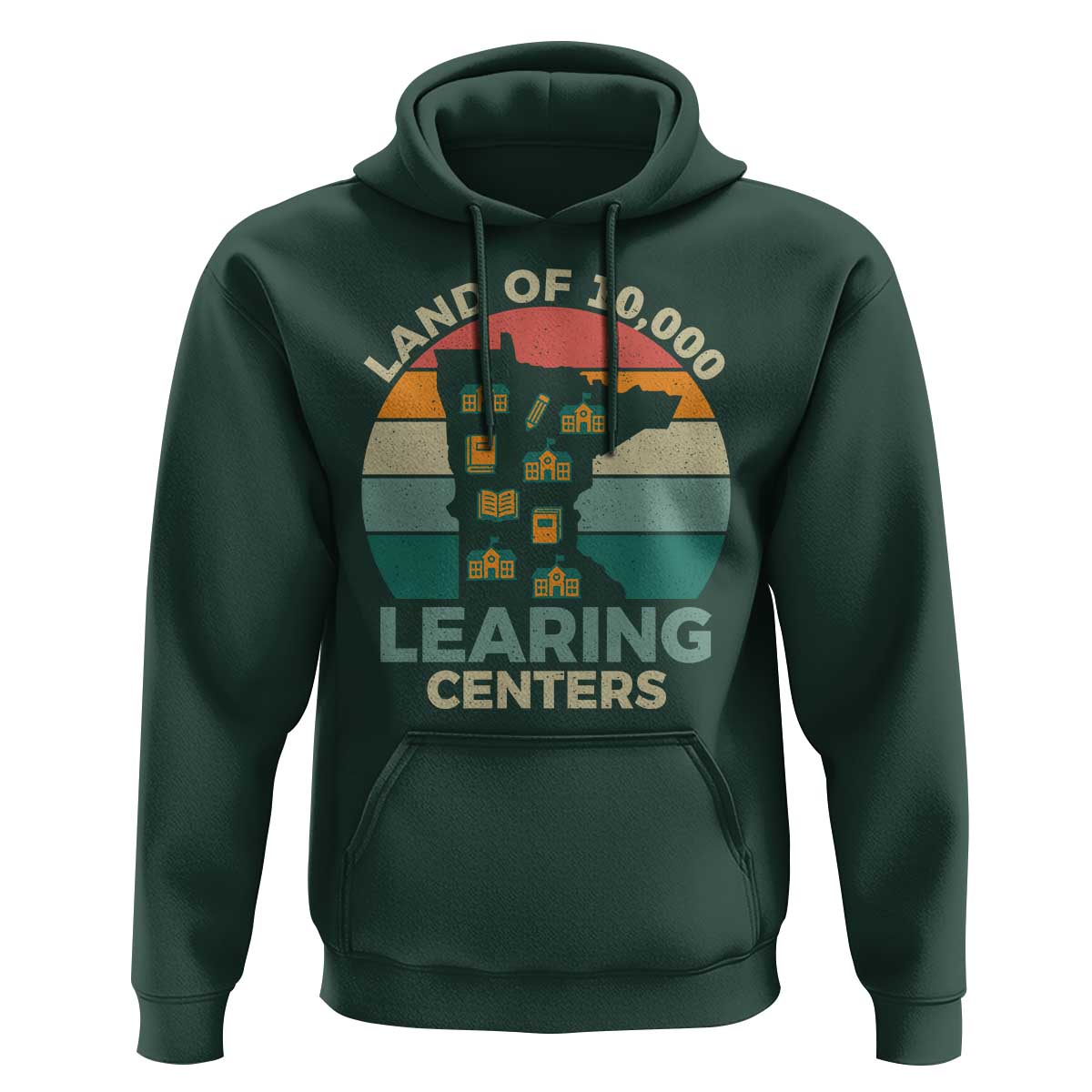 Funny Land Of 10000 Learing Center Hoodie Anti Scam Awareness - Wonder Print Shop