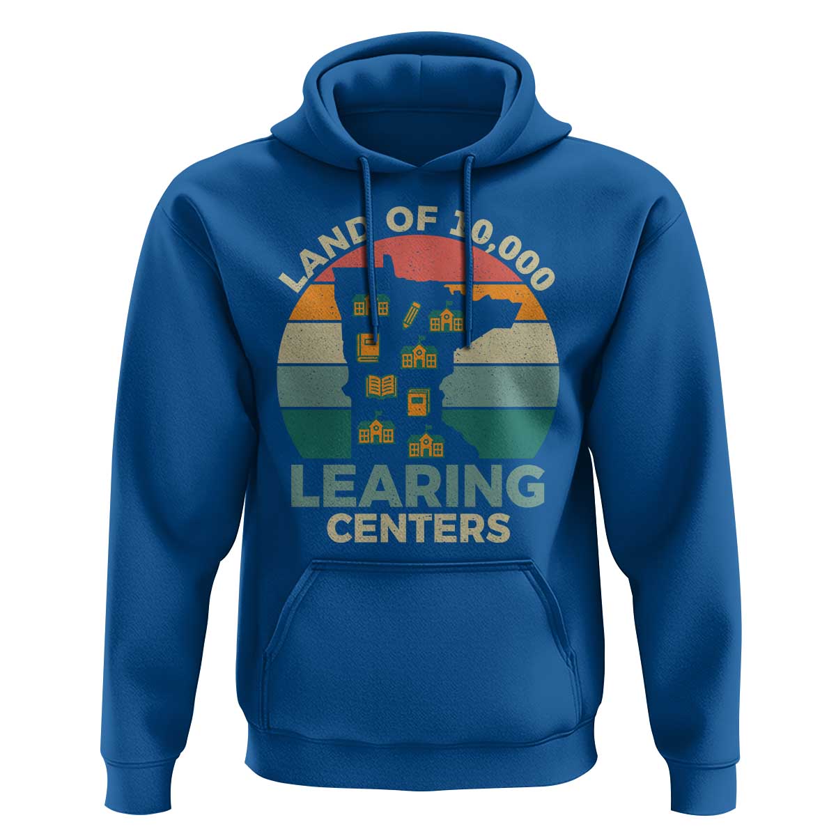 Funny Land Of 10000 Learing Center Hoodie Anti Scam Awareness - Wonder Print Shop