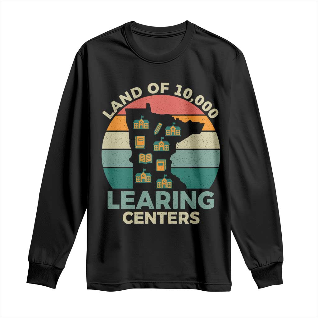 Funny Land Of 10000 Learing Center Long Sleeve Shirt Anti Scam Awareness - Wonder Print Shop