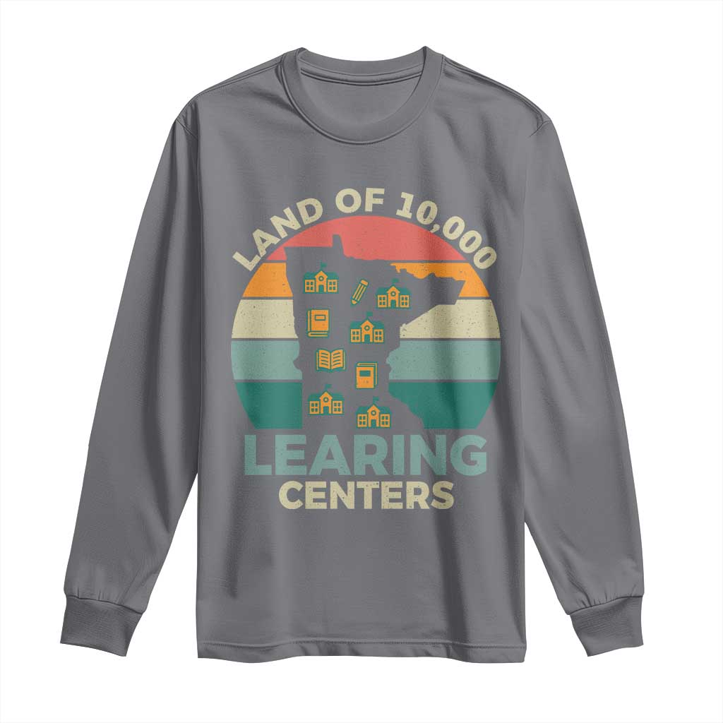 Funny Land Of 10000 Learing Center Long Sleeve Shirt Anti Scam Awareness - Wonder Print Shop