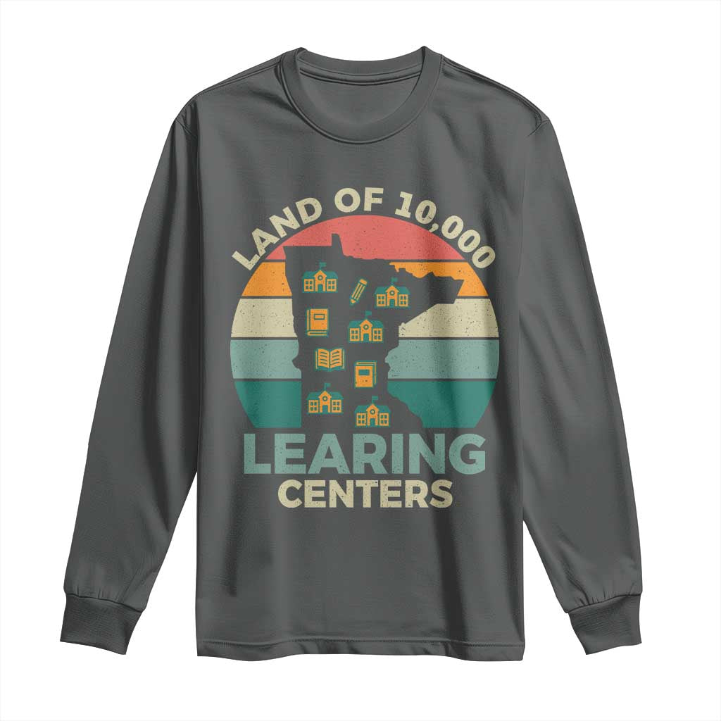 Funny Land Of 10000 Learing Center Long Sleeve Shirt Anti Scam Awareness - Wonder Print Shop