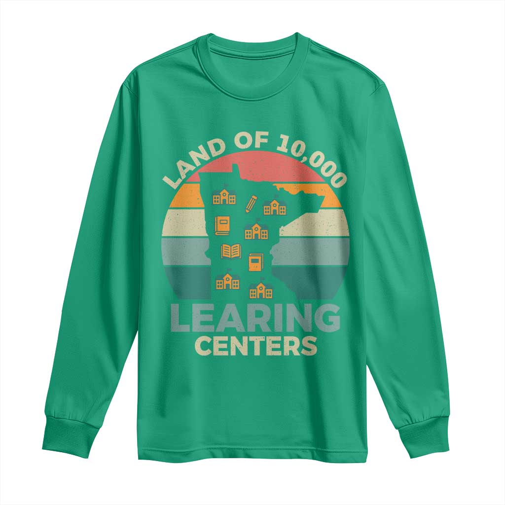Funny Land Of 10000 Learing Center Long Sleeve Shirt Anti Scam Awareness - Wonder Print Shop