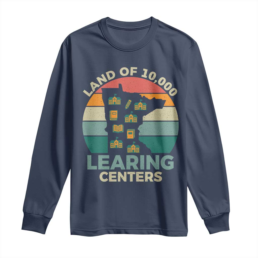 Funny Land Of 10000 Learing Center Long Sleeve Shirt Anti Scam Awareness - Wonder Print Shop