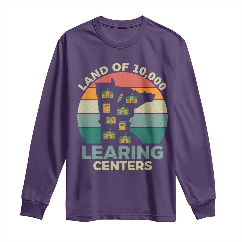 Funny Land Of 10000 Learing Center Long Sleeve Shirt Anti Scam Awareness - Wonder Print Shop