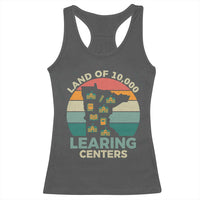 Funny Land Of 10000 Learing Center Racerback Tank Top Anti Scam Awareness - Wonder Print Shop