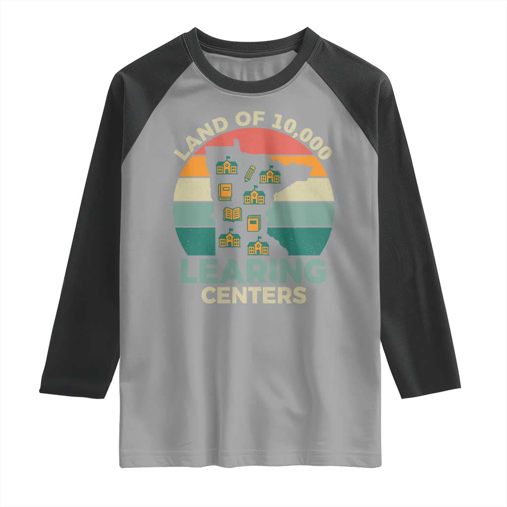 Funny Land Of 10000 Learing Center Raglan Shirt Anti Scam Awareness - Wonder Print Shop