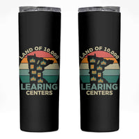 Funny Land Of 10000 Learing Center Skinny Tumbler Anti Scam Awareness - Wonder Print Shop