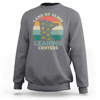 Funny Land Of 10000 Learing Center Sweatshirt Anti Scam Awareness - Wonder Print Shop
