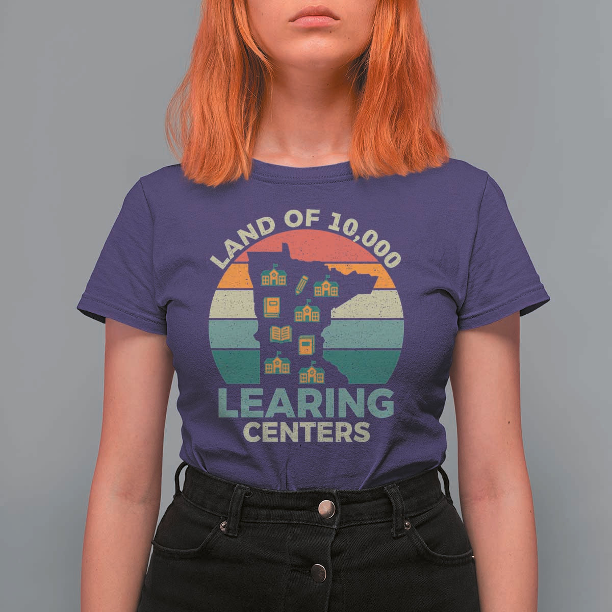 Funny Land Of 10000 Learing Center T Shirt For Women Anti Scam Awareness - Wonder Print Shop