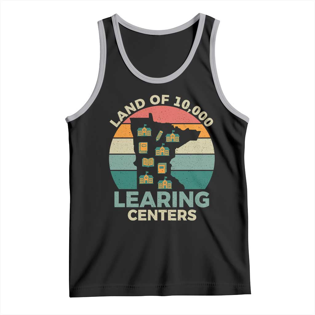 Funny Land Of 10000 Learing Center Tank Top Anti Scam Awareness - Wonder Print Shop