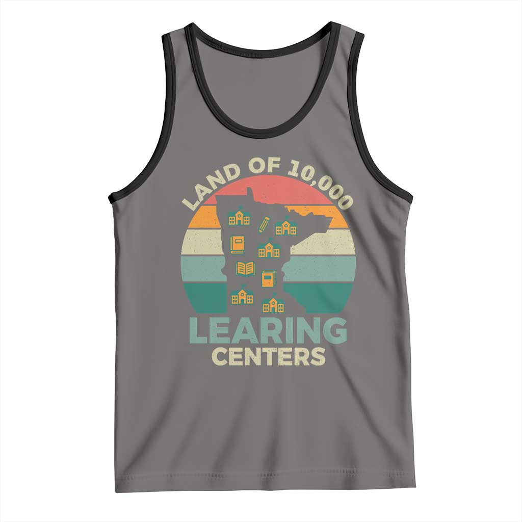 Funny Land Of 10000 Learing Center Tank Top Anti Scam Awareness - Wonder Print Shop