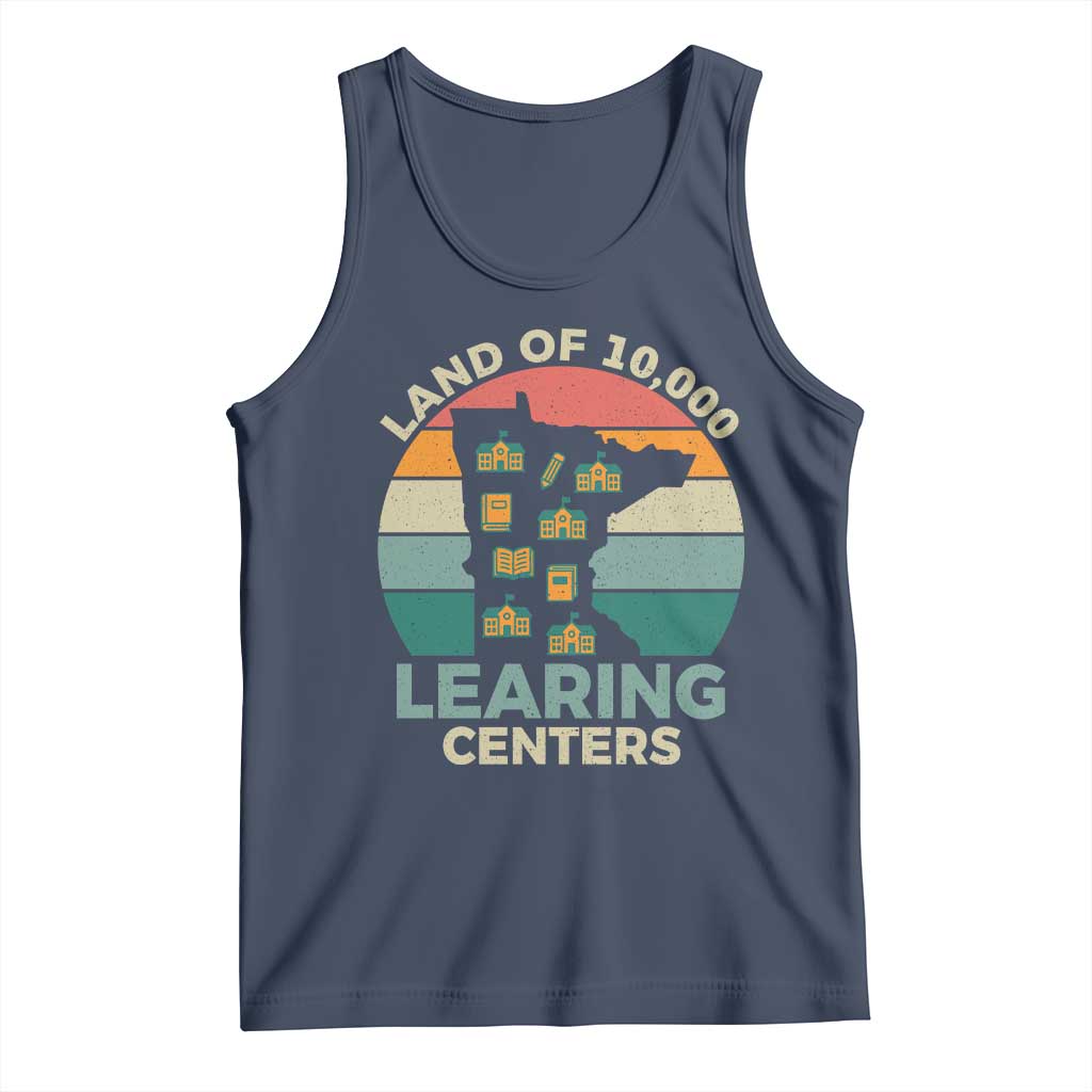 Funny Land Of 10000 Learing Center Tank Top Anti Scam Awareness - Wonder Print Shop