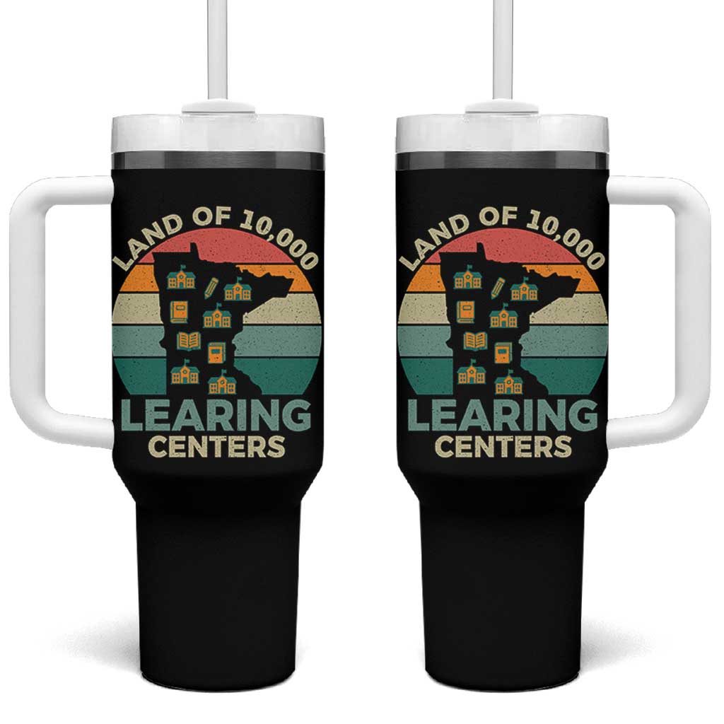 Funny Land Of 10000 Learing Center Tumbler With Handle Anti Scam Awareness - Wonder Print Shop