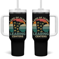 Funny Land Of 10000 Learing Center Tumbler With Handle Anti Scam Awareness - Wonder Print Shop