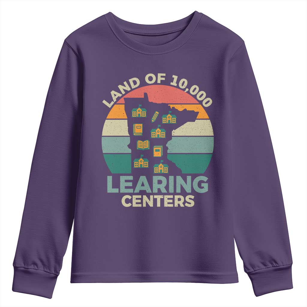 Funny Land Of 10000 Learing Center Youth Sweatshirt Anti Scam Awareness - Wonder Print Shop