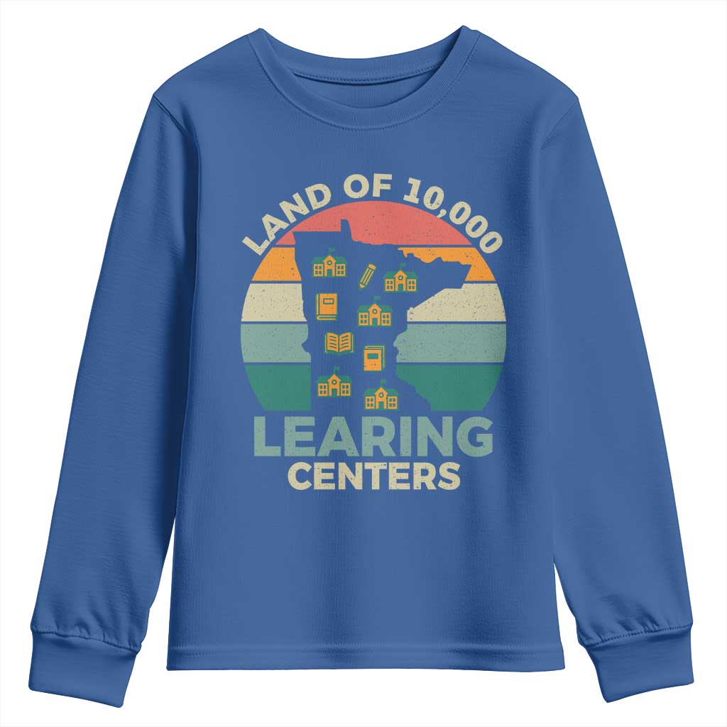 Funny Land Of 10000 Learing Center Youth Sweatshirt Anti Scam Awareness - Wonder Print Shop
