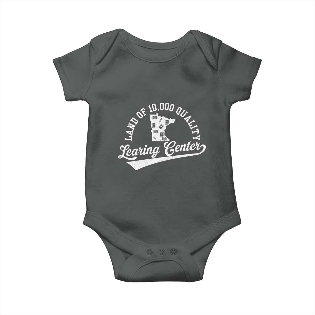 Funny Land Of 10000 Learing Center 2025 Baby Onesie Anti Scam Awareness School Quote - Wonder Print Shop