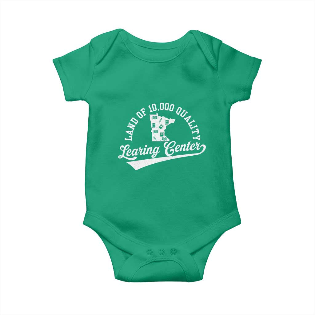 Funny Land Of 10000 Learing Center 2025 Baby Onesie Anti Scam Awareness School Quote - Wonder Print Shop