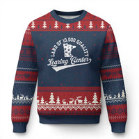 Funny Land Of 10000 Learing Center 2025 Ugly Christmas Sweater Anti Scam Awareness School Quote - Wonder Print Shop