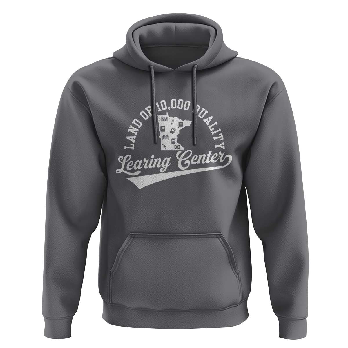 Funny Land Of 10000 Learing Center 2025 Hoodie Anti Scam Awareness School Quote - Wonder Print Shop