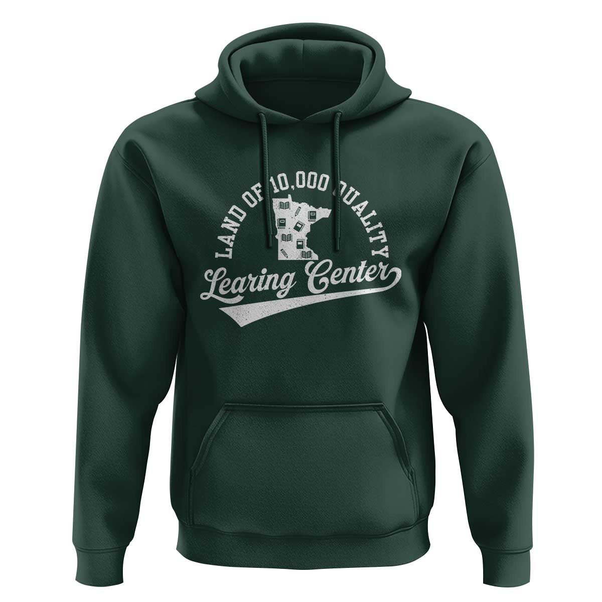 Funny Land Of 10000 Learing Center 2025 Hoodie Anti Scam Awareness School Quote - Wonder Print Shop