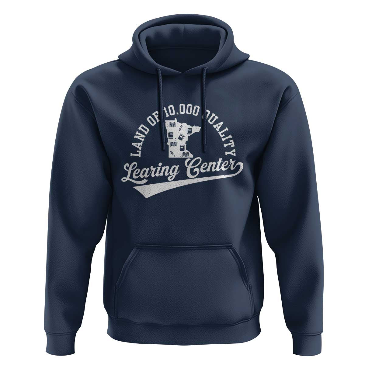 Funny Land Of 10000 Learing Center 2025 Hoodie Anti Scam Awareness School Quote - Wonder Print Shop