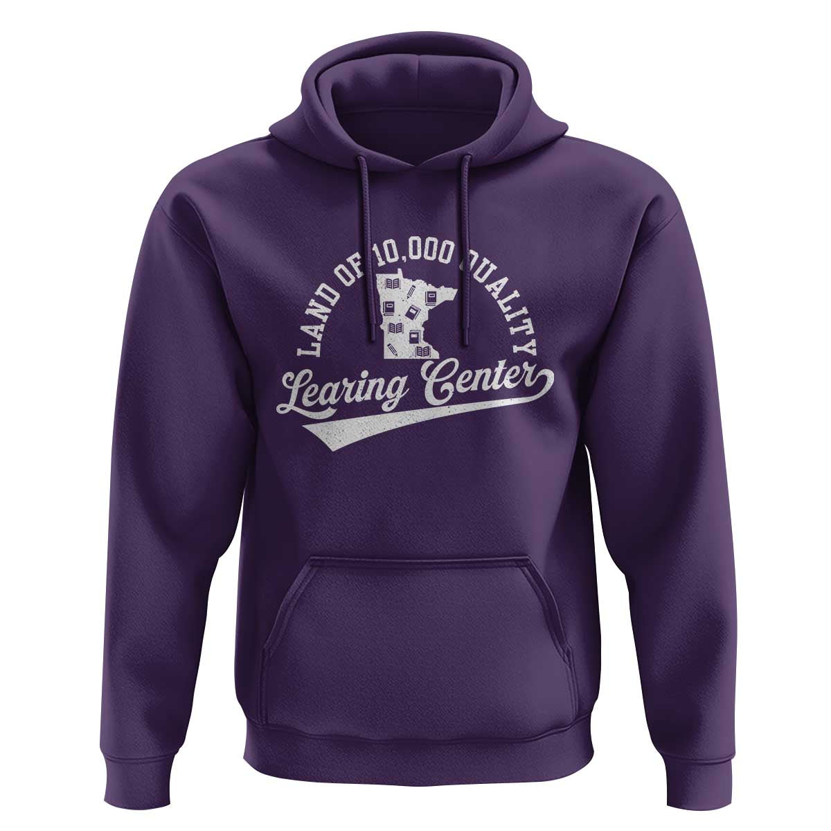 Funny Land Of 10000 Learing Center 2025 Hoodie Anti Scam Awareness School Quote - Wonder Print Shop