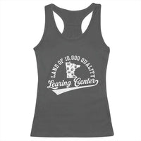 Funny Land Of 10000 Learing Center 2025 Racerback Tank Top Anti Scam Awareness School Quote - Wonder Print Shop